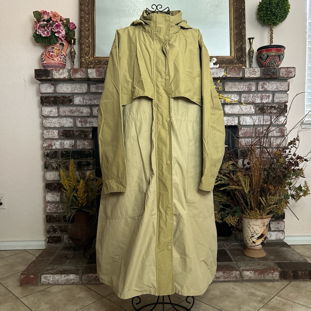 A New Day Women’s  A-Line Long Sleeve Water Resistant Trench coat  2XL